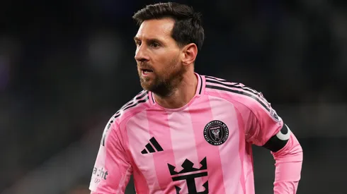 Lionel Messi #10 of Inter Miami CF reacts during the Conference Semifinal match.