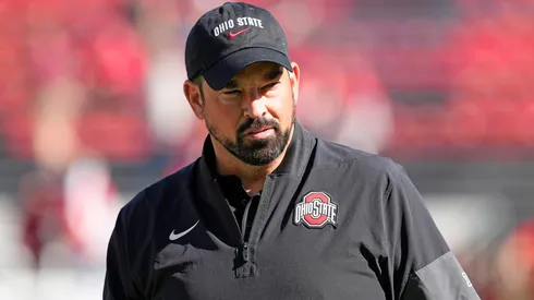 Head coach Ryan Day of the Ohio State Buckeyes.