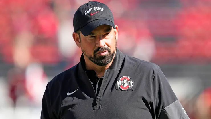 Head coach Ryan Day of the Ohio State Buckeyes.
