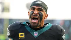 Jalen Hurts #1 of the Philadelphia Eagles.