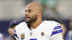 Dak Prescott quarterback of the Dallas Cowboys