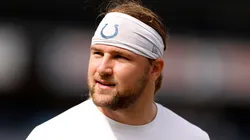 Tyler Warren #84 of the Indianapolis Colts looks on.