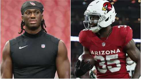 Marvin Harrison Jr. left and Bam Knight right.