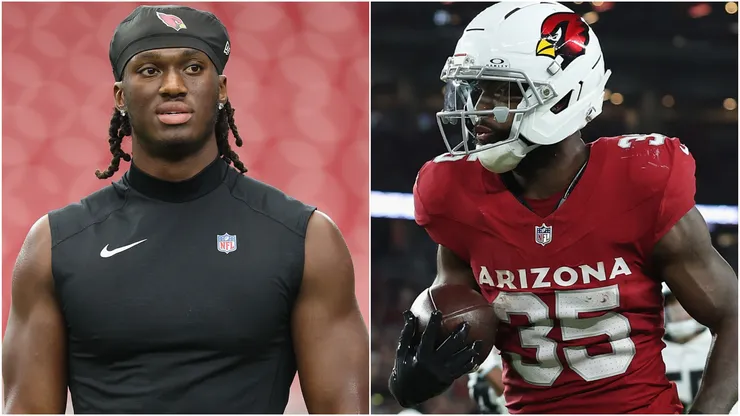 Marvin Harrison Jr. left and Bam Knight right.