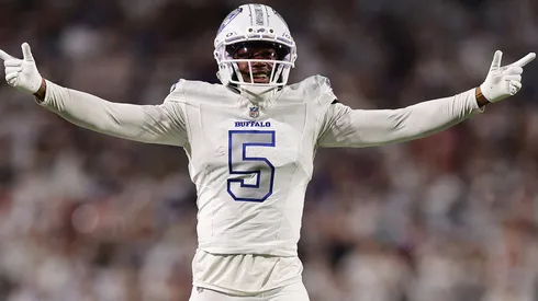 Josh Palmer #5 of the Buffalo Bills