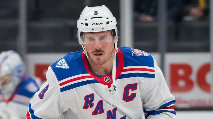 J.T. Miller warms up before a game in the 2025-26 NHL season