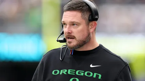 Head coach Dan Lanning of the Oregon Ducks.