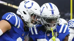 Cam Bynum #0 of the Indianapolis Colts celebrates.