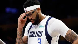 Anthony Davis #3 of the Dallas Mavericks looks on.