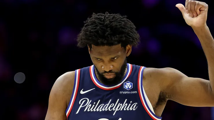 Joel Embiid #21 of the Philadelphia 76ers.