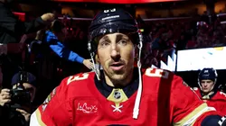 Brad Marchand at Amerant Bank Arena on November 28, 2025 in Sunrise, Florida.