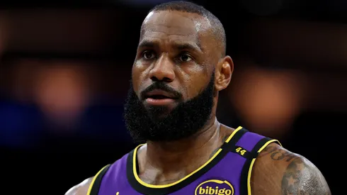 LeBron James #23 of the Los Angeles Lakers.