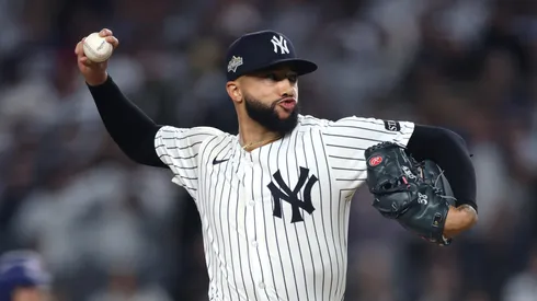 Devin Williams pitches against the Toronto Blue Jays.