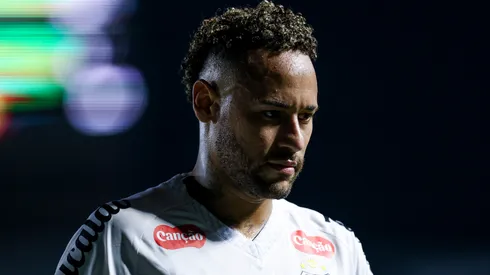 Neymar Jr of Santos during a Brasileirao game.