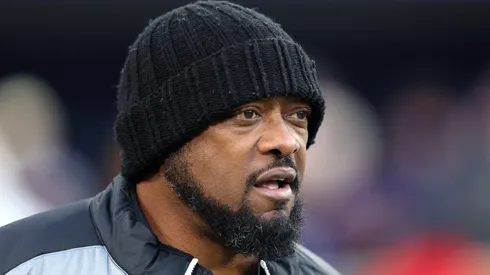 Mike Tomlin at M&T Bank Stadium in Baltimore, Maryland.