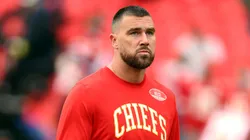 Travis Kelce of the Kansas City Chiefs at Arrowhead Stadium.