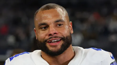 Dak Prescott quarterback of the Dallas Cowboys
