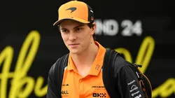 Oscar Piastri of Australia and McLaren arrives.