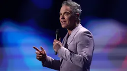 Robbie Williams performs during the FIFA World Cup 2026 Official Draw.