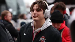 Julian Sayin #10 of the Ohio State Buckeyes.