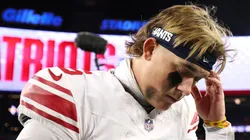 Jaxson Dart #6 of the New York Giants