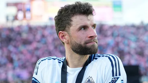 Thomas Muller after the 2025 MLS Cup final.