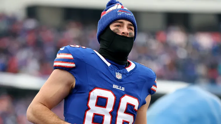 Dalton Kincaid #86 of the Buffalo Bills.