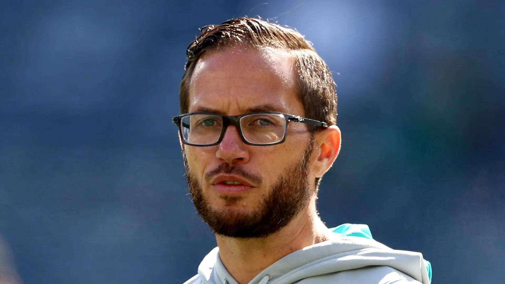 Dolphins head coach Mike McDaniel before a game against the Jets at MetLife Stadium.