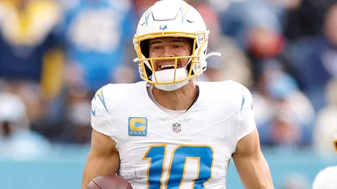 Justin Herbert #10 of the Los Angeles Chargers