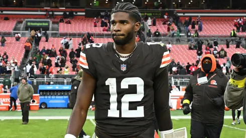 Shedeur Sanders #12 of the Cleveland Browns.