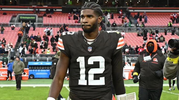 Shedeur Sanders #12 of the Cleveland Browns.