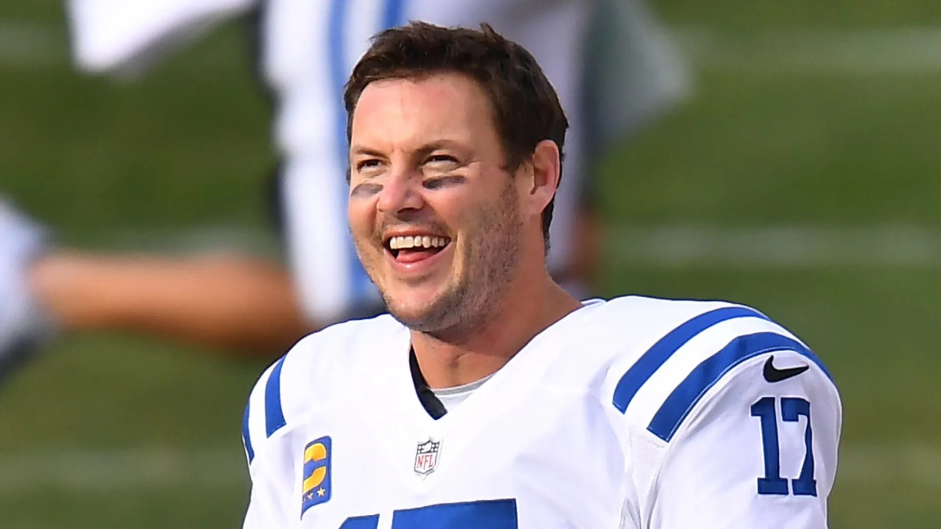 Philip Rivers smiles