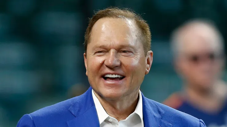Scott Boras during a field visit in 2019.