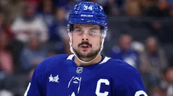 Auston Matthews of the Toronto Maple Leafs at Scotiabank Arena