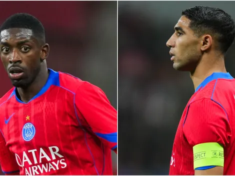 Why are Ousmane Dembele and Achraf Hakimi not playing today for PSG vs Athletic Club in 2025-26 UEFA Champions League?