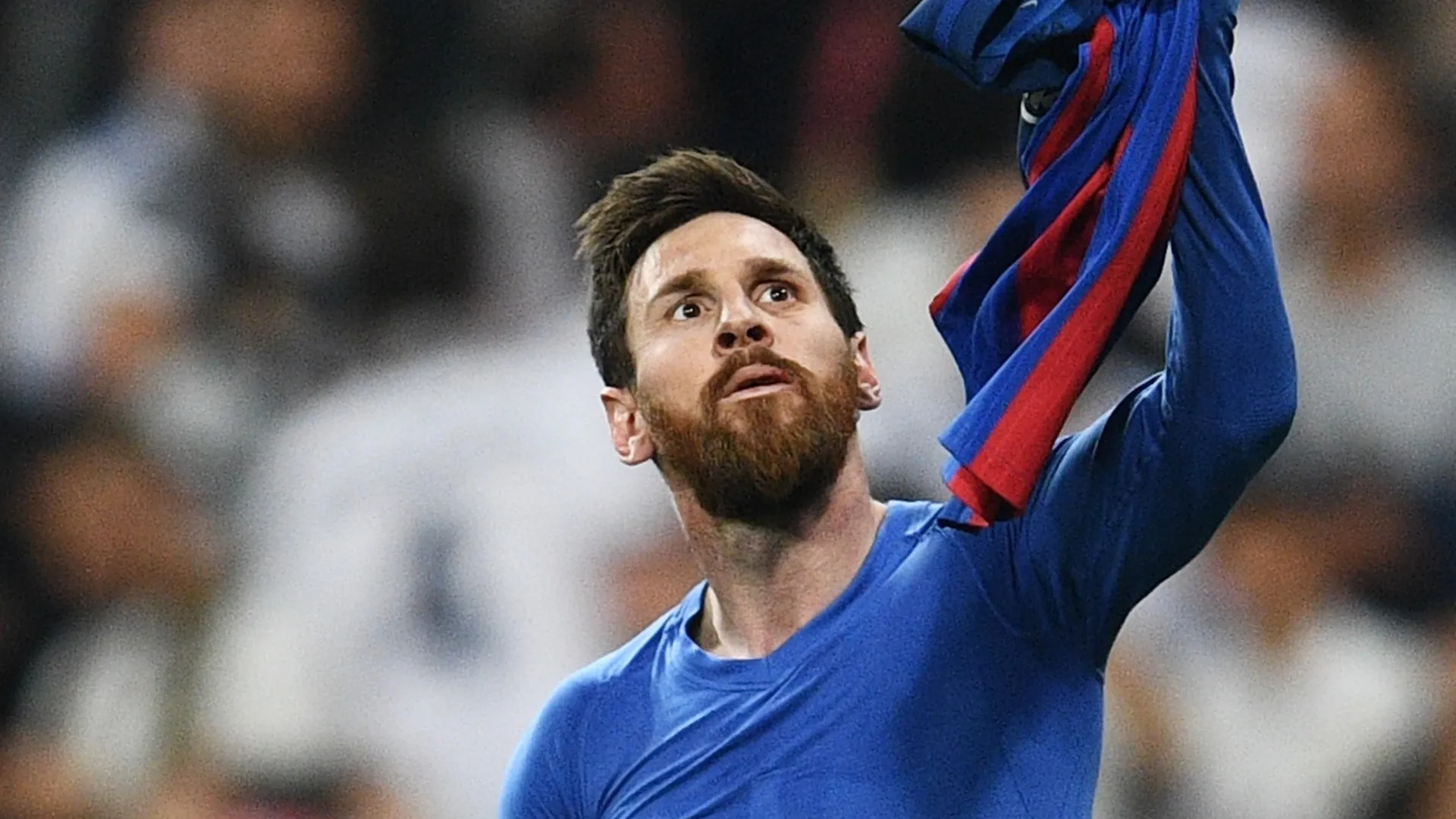 Lionel Messi during a Barcelona match.