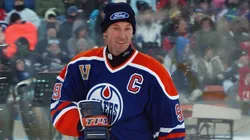 Wayne Gretzky #99 of the Edmonton Oilers in 2003.
