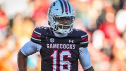 Lanorris Sellers #16 of the South Carolina Gamecocks.