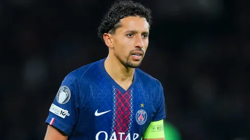 Marquinhos of PSG gestures during the UEFA Champions League 2025/26.