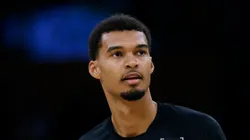 Victor Wembanyama #1 of the San Antonio Spurs.