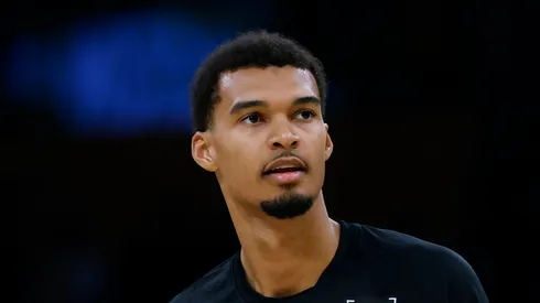 Victor Wembanyama #1 of the San Antonio Spurs.