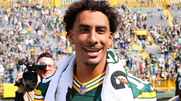 Jordan Love #10 of the Green Bay Packers.