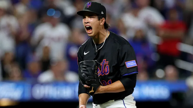 Jonah Tong #21 of the New York Mets.