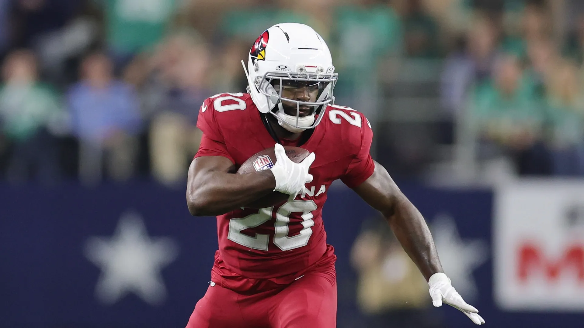 Bam Knight in action during the 2025 NFL season