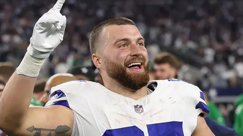 Jake Ferguson #87 of the Dallas Cowboys.