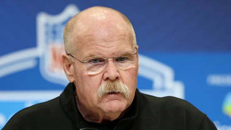 Andy Reid head coach of the Kansas City Chiefs