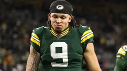 Christian Watson #9 of the Green Bay Packers.