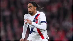 Bradley Barcola of Paris Saint-Germain