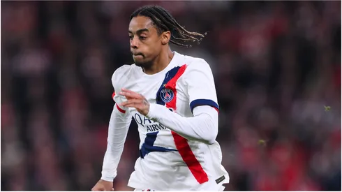 Bradley Barcola of Paris Saint-Germain