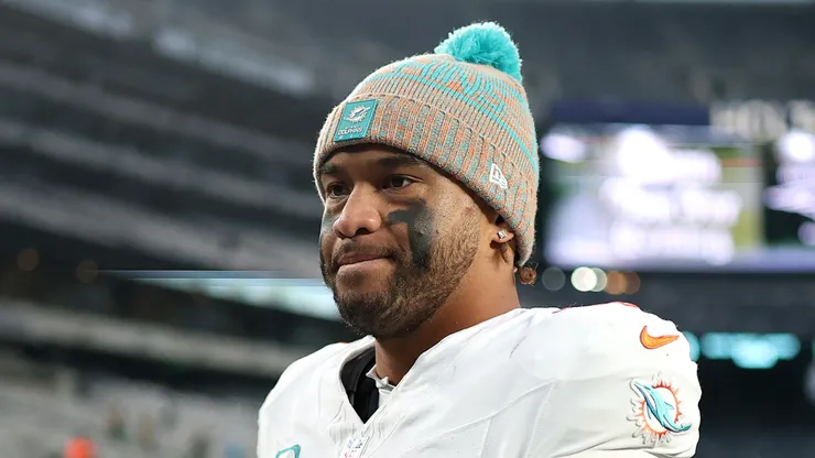 Tua Tagovailoa #1 of the Miami Dolphins